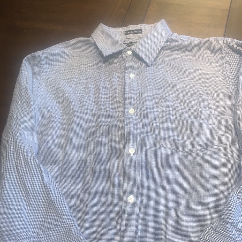 Banana Republic Standard Fit Oxford Large